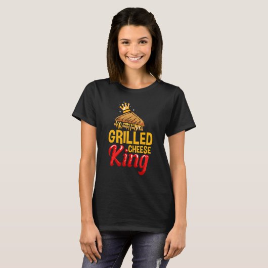 T-shirt Fromage Grillé Mens Sandwich au fromage Grillé Kin (Devant entier)