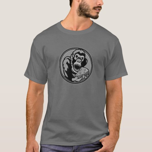 T-shirt Fromage Gris Gorilla (Devant)