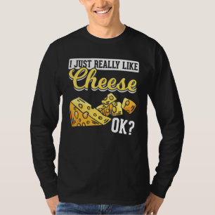 T-shirt Fromage   J'aime Juste Vraiment Le Fromage Ok   Fr