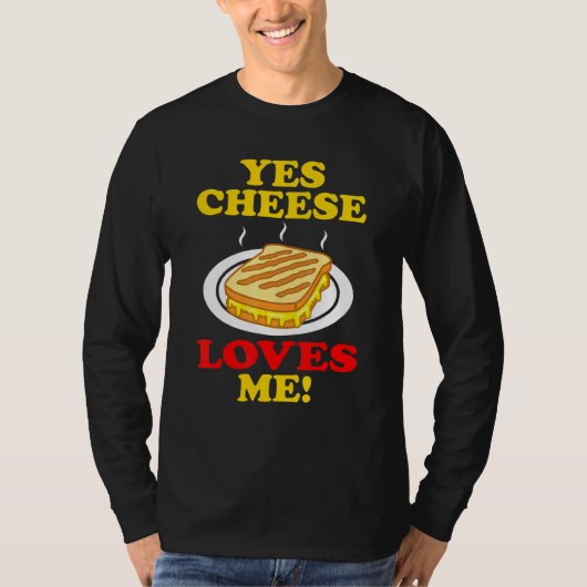 T-shirt Fromage M'Aime Sandwich Grillé Graphique (Devant)