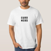 T-shirt Fromage Nerd Curd (Devant)