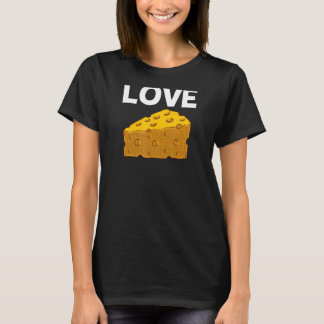 T-shirt Fromage Pour Hommes Femmes Ricotta Fromage I Love 