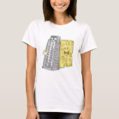 T-shirt Fromage râpé avec raidiste (Devant)