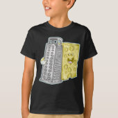 T-shirt Fromage râpé avec raidiste (Devant)