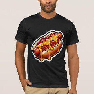 T-SHIRT FROMAGE SAUSAGE-CHILI CHIEN CHAUD 5