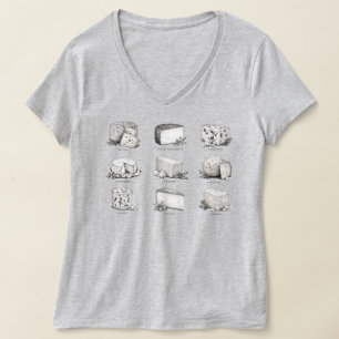 T-shirt Fromages du monde entier