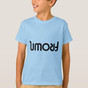 T-shirt Froncement de sourcils à l'envers