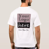 T-shirt Front and Back Your Logo Event (Dos)