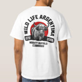 T-shirt Front & back Design : Mighty Buffalo Urban Power (Dos)