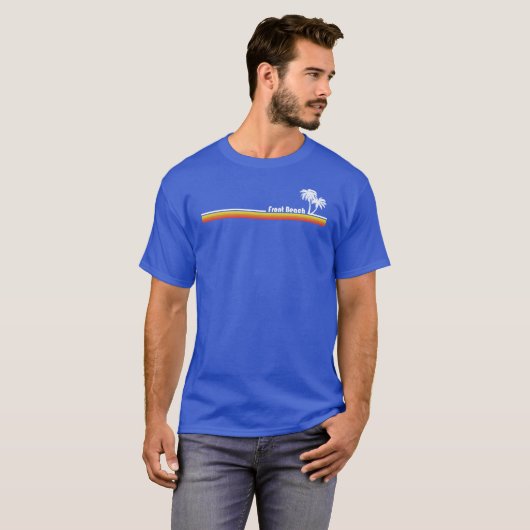 T-shirt Front Beach Caroline du Sud (Devant entier)