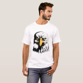 T-shirt Front de tête d'aigle (Devant entier)