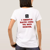 T-shirt Front : étudiant en droit (Dos)