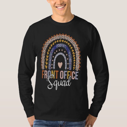 T-shirt Front Office Squad Assistant School Secretary Cute (Devant)