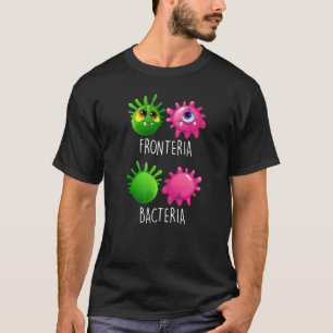 T-shirt Fronteria Et Bactéries Vivantes Organismes Biologi