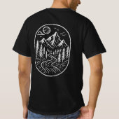 T-shirt Frontier Pulse — Rise Beyond the Peaks (Dos)