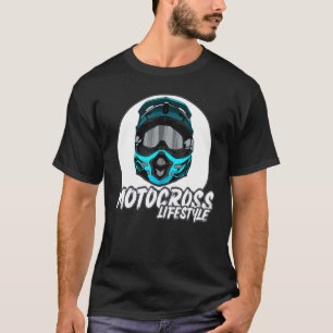 T-shirt Frontier Vintage Motocross Dirtbike Retro Biker Cl