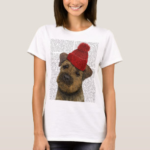 T-shirt Frontière Terrier avec le casquette rouge 3 de