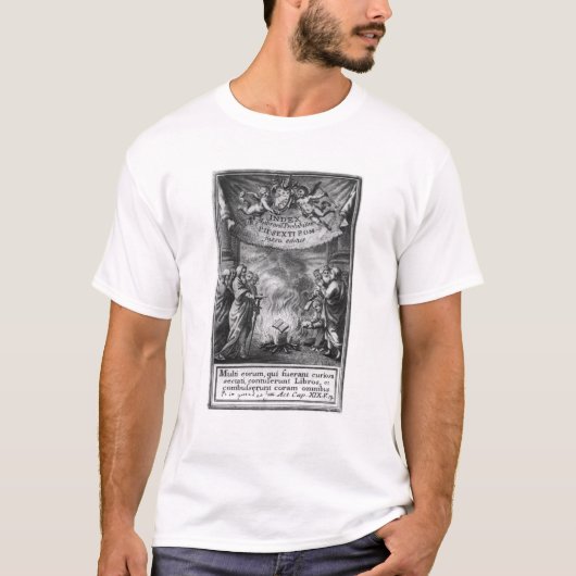 T-shirt Frontispice de 'index Librorum Prohibitorum (Devant)
