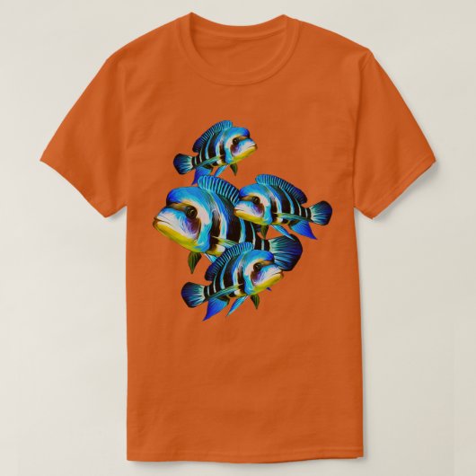 T-shirt Frontosa Cichlid School Cichlids Aquarium Cadeau (Design devant)