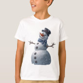 T-shirt Frosty pour enfants Snowman (Devant)