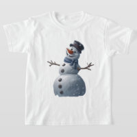 T-shirt Frosty pour enfants Snowman