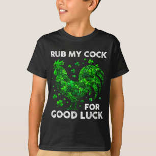 T-shirt Frotte Moi Pour Bonne Chance Drôle De Saint-Patric