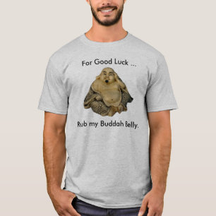 T-shirt Frottez mon ventre de Buddah