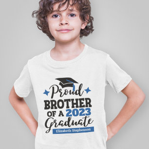 T-shirt Froud Brother 2022 diplômé noir bleu nom casquette