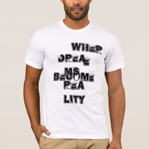 T-shirt Frt&Bck a brouillé slogan