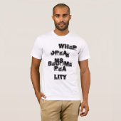 T-shirt Frt&Bck a brouillé slogan (Devant entier)