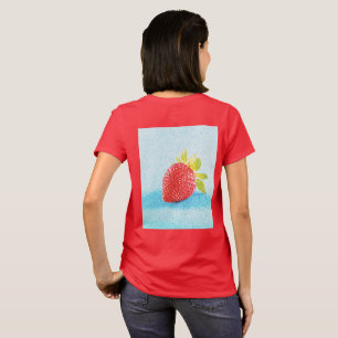 T-shirt "Fruit aux fraises" Belle photo. Commandez dès mai