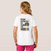 T-shirt Fruit Avec Le TDAH*, J'Apprends Différemment (Dos entier)