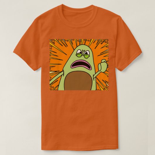 T-shirt Fruit Avocado amusant 7 (Design devant)