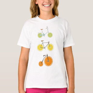 T-shirt Fruit Bicyart - Lime, citron et Orange Bike D