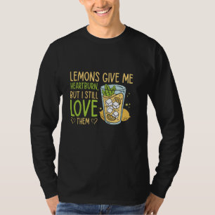 T-shirt Fruit citron Citrons Citrons Jus de citron