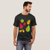 T-shirt Fruit Costume Sweet Tea Fruit Salad Men Women Coup (Devant entier)