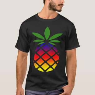 T-shirt Fruit d'ananas Plages d'Aloha Hawaii Hawaiian