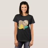 T-shirt Fruit d'ananas Tropical Sloth Baby (Devant entier)