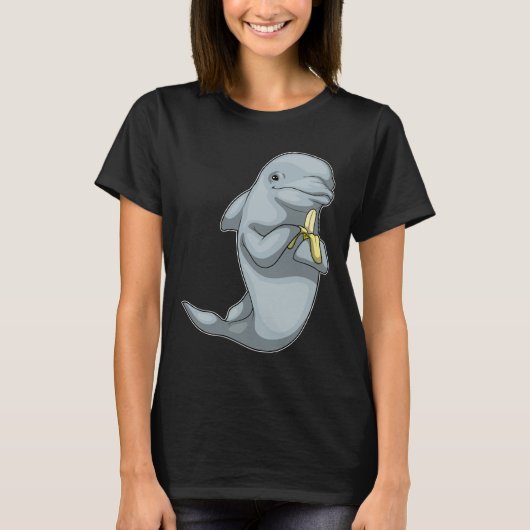 T-shirt Fruit de banane dauphin (Devant)