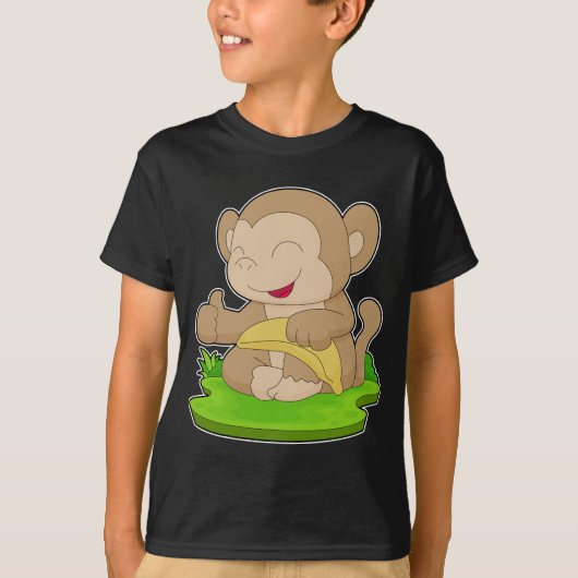 T-shirt Fruit de banane de singe (Devant)