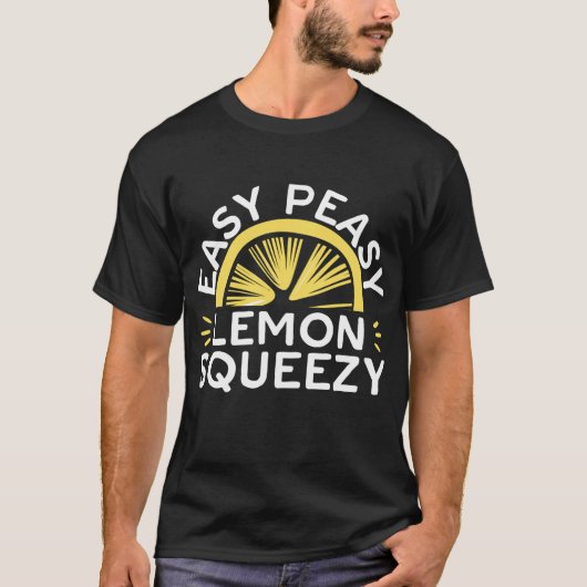 T-shirt Fruit de citron doux Squeezy Funny Lemonade Fruit (Devant)