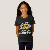 T-Shirt Fruit de citron doux Squeezy Funny Lemonade Fruit  (Devant entier)