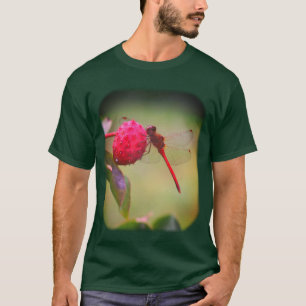 T-shirt Fruit de Dogwood de la libellule rouge Nature