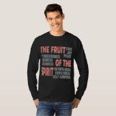 T-shirt Fruit de foi chrétienne de l'Esprit Bible Scriptur (Devant entier)