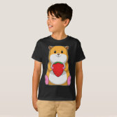 T-shirt Fruit de fraise à l'hamster (Devant entier)