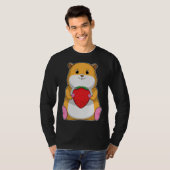 T-shirt Fruit de fraise à l'hamster (Devant entier)