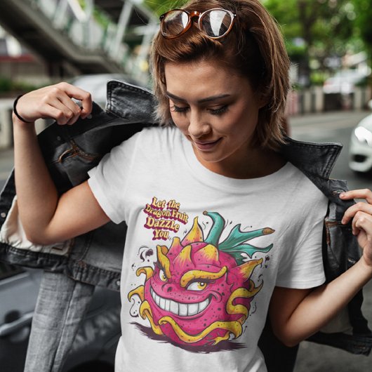 T-shirt Fruit de joie du dragon souriant