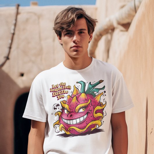 T-shirt Fruit de joie du dragon souriant