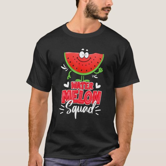 T-shirt Fruit de la brigade de pastèque de pastèque (Devant)