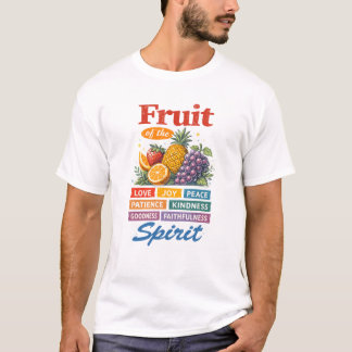 T-shirt Fruit de l'Esprit – Amour Joie Paix Art Chrétien